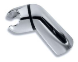 Držák sprchy plastový otočný chrom