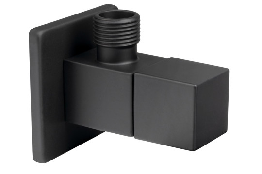 Rohový ventil 1/2"x3/8", hranatý, černá mat