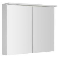 KAWA STRIP galerka s LED osvětlením 80x70x22cm, bílá