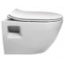 EDITA WC sedátko SLIM Soft Close, duroplast, bílá