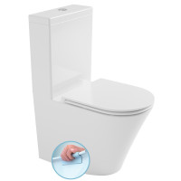 FEIN WC kombi, Rimless, spodní/zadní odpad, bílá FEIN WC kombi, Rimless, spodní/zadní odpad, bílá