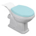 ANTIK WC kombi mísa, 35x72cm, zadní odpad, bílá