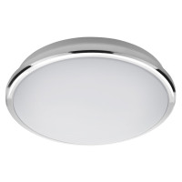 SILVER stropní LED svítidlo,  Ø 29cm, 10W, 230V, 3000K/4000K/6500K, IP44, chrom