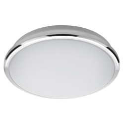 SILVER stropní LED svítidlo,  Ø 29cm, 10W, 230V, 3000K/4000K/6500K, IP44, chrom