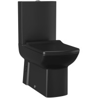 LARA WC kombi, spodní/zadní odpad, černá mat