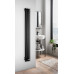 PILON otopné těleso 196x1800mm, se třemi háčky pro ručník, černá mat