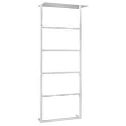 SKA nástěnný sušák ručníků s policí 454x1184x252mm, bílá mat