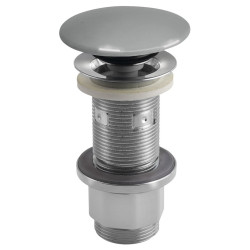 Umyvadlová výpust 5/4“, click-clack, betonová zátka, 10-80mm, šedá pololesk Umyvadlová výpust 5/4“, click-clack, betonová zátka, 10-80mm, šedá pololesk