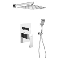 GINKO podomítkový sprchový set s pákovou baterií, 2 výstupy, chrom GINKO podomítkový sprchový set s pákovou baterií, 2 výstupy, chrom