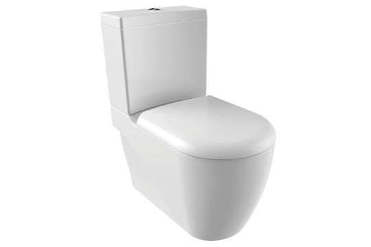 GRANDE WC kombi XL, spodní/zadní odpad, bílá