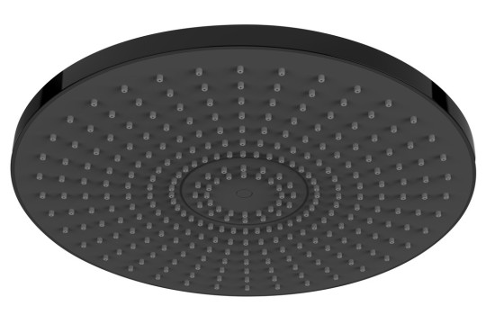 Hlavová sprcha, průměr 300 mm, ABS/černá mat