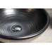 ATTILA keramické umyvadlo, průměr 42,5 cm, metalická měď