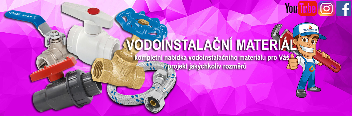 Vodoinstalační materiál