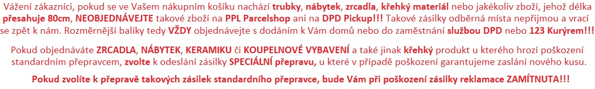 INFORMACE PRO VOLBU PŘEPRAVY