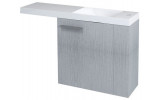LATUS VI umyvadlová skříňka 50x50x22cm, pravá, dub stříbrný (55820)