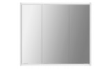 BATU galerka 80x71x15 cm, 2x LED osvětlení, bílá