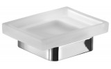 SAMOA mýdlenka, chrom/mléčné sklo