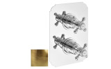 SASSARI podomítková sprchová termostatická baterie, 2 výstupy, bronz (LO89163BR)