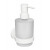 X-ROUND WHITE dávkovač mýdla MINI, mléčné sklo, 200ml, bílá