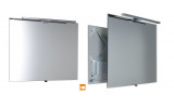TIRA výsuvné zrcadlo s LED osvětlením 8W 800x600x54-356mm