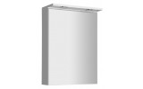 KAWA galerka s LED osvětlením 50x70x25,5cm, bílá