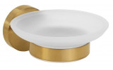 X-ROUND GOLD mýdlenka mléčné sklo, zlato mat
