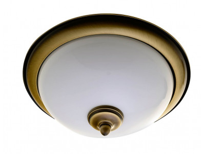 GLOSTER stropní osvětlení E27, 2x60W, bronz