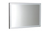 LUMINAR zrcadlo v rámu s LED osvětlením 900x500mm, chrom