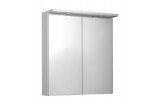 KAWA galerka s LED osvětlením 60x70x24cm, bílá