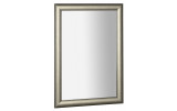 VALERIA zrcadlo v dřevěném rámu 580x780mm, platina