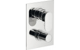 GLAM podomítková sprchová termostatická baterie, 3 výstupy, chrom
