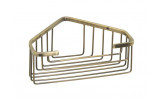 SMART rohová police do sprchy, 200x80x151mm, bronz