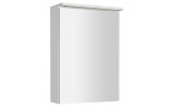 KAWA STRIP galerka s LED osvětlením 50x70x22cm, bílá