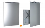 TIRA výsuvné zrcadlo s LED osvětlením 6W 600x800x54-356mm