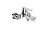 Mereo, Vanová nástěnná baterie, Dita, 150 mm, bez příslušenství, chrom CBE90104D