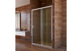 Mereo, Sprchové dveře, Lima, dvoudílné, zasunovací, 120x190 cm, chrom ALU, sklo Point CK80422K
