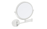X-ROUND WHITE závěsné kosmetické zrcátko průměr 190mm, bílá