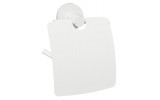 X-ROUND WHITE držák toaletního papíru s krytem, bílá