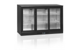 Tefcold DB 300 S-3, Minibar prosklené posuvné dveře, černá