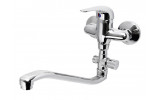 AQUALINE nástěnná umyvadlová/vanová baterie, rozteč 100mm, chrom
