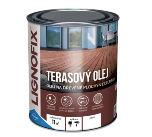 Lignofix Terasový olej borovice 0,6 l 2152018580