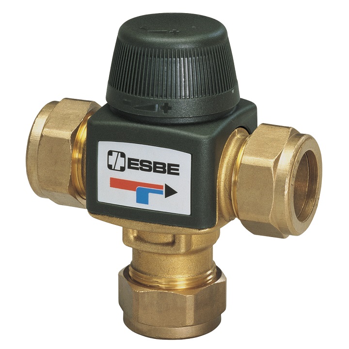 ESBE VTA 313 Termostatický směšovací ventil CPF 22mm (35°C - 70°C) Kvs 1,5 m3/h 31050500