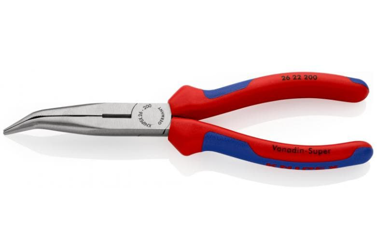 KNIPEX 2622200 kliešte polguľaté s čepieľkami 2622200