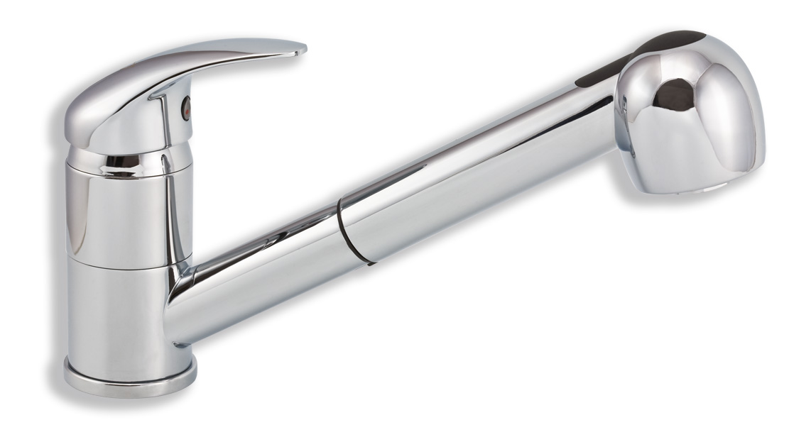 Levně Dřezová teleskopická baterie Titania Lux chrom 91081,0