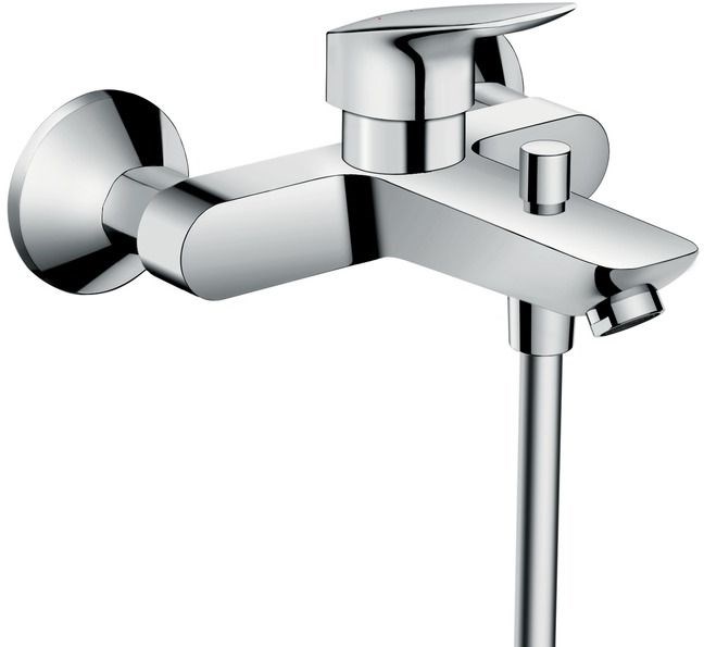 HANSGROHE LOGIS vanová/sprchová baterie 150mm, páková, nástěnná, chrom 71400000