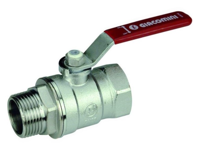 GIACOMINI Guľový kohút FM 3/4&quot;, PN42, Tmax 185°C R254LX004