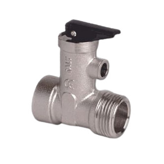 1/2&quot; bezpečnostný ventil s pákou pre bojler (otvárací tlak 5,8 bar) 402.015