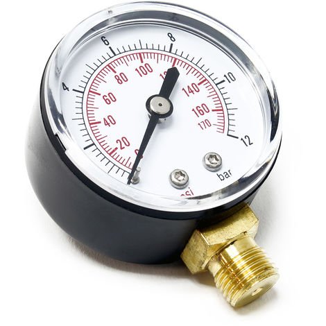 ATL Manometer DN40 0-12 BAR (175 psi) Spodný vývod 1/8&quot; 5440012S