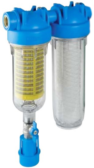 ATLAS Vodný filter samočistiaci HYDRA DUO 1&quot; RSH 50mcr + FA 25mcr BX 8bar, 45°C 6096173FA25