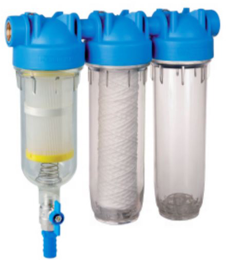 ATLAS Vodný filter samočistiaci HYDRA TRIO 1&quot; RSH 50mcr + FA 25mcr + Prázdna nádoba 6095192